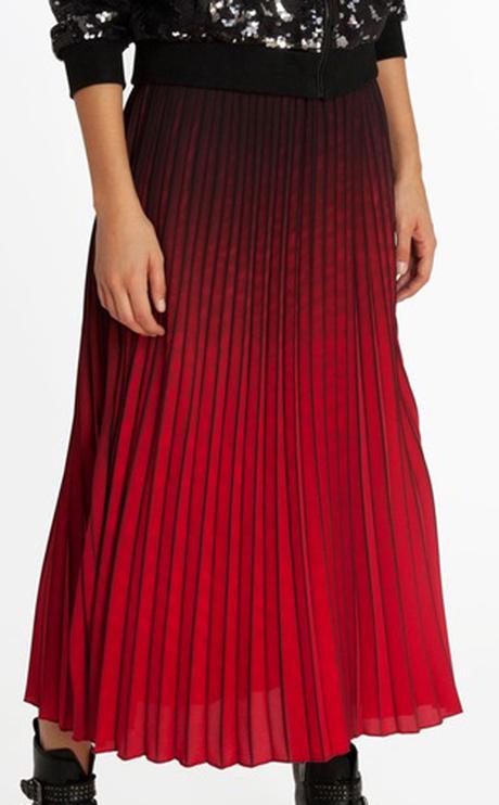 Falda Plisada Roja Outfit - Paperblog
