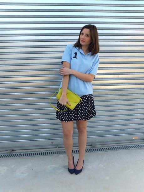 Falda Plisada Roja Stradivarius