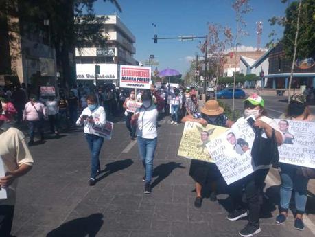 Realizan manifestación contra la inseguridad en San Luis Potosí
