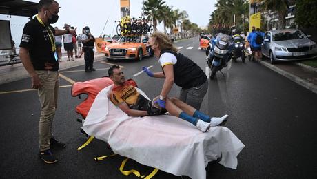 El Tour de Francia 2020: Caidas, jabon y polemicas