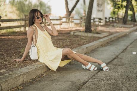 VESTIDO AMARILLO PLISADO - HAUL TENDENCIAS ZARA NUEVA TEMPORADA mini vestido plisado