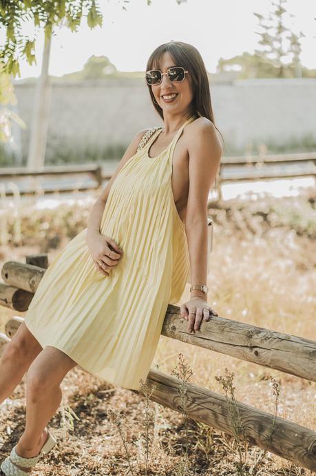 VESTIDO AMARILLO PLISADO - HAUL TENDENCIAS ZARA NUEVA TEMPORADA mini dress