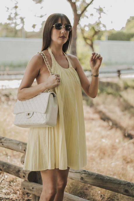 VESTIDO AMARILLO PLISADO - HAUL TENDENCIAS ZARA NUEVA TEMPORADA tendencias zara