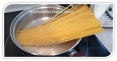 Carbonara de calabacín