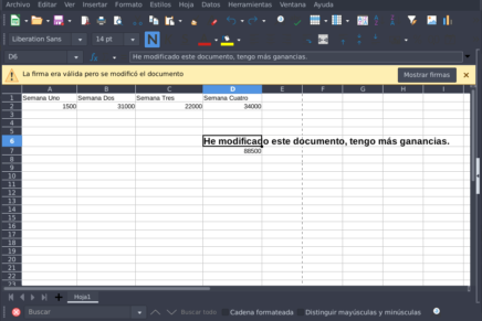 Cifrar/firmar documentos en LibreOffice utilizando GPG