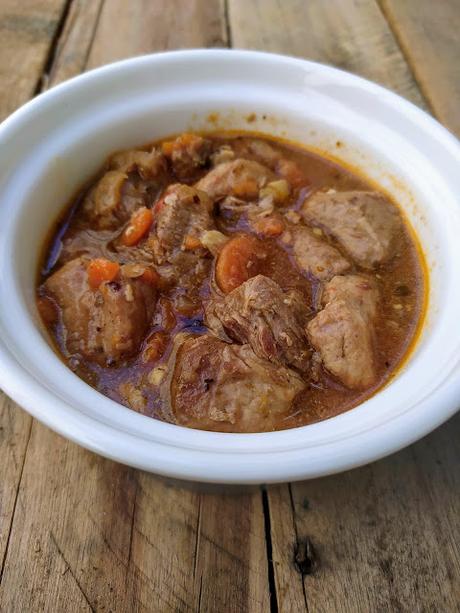 Carne magra de cerdo con salsa - Sin alérgenos