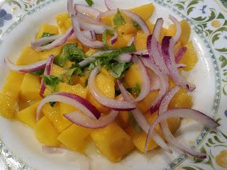 CEVICHE DE MANGO DE LA AXARQUÍA MALAGUEÑA CEVICHE DE MANGO DE LA AXARQUÍA MALAGUEÑA