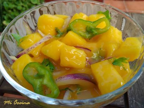 CEVICHE DE MANGO DE LA AXARQUÍA MALAGUEÑA