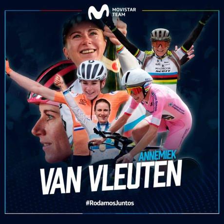 Movistar Team el paso decisivo campeona mundial Annemiek Van Vleuten