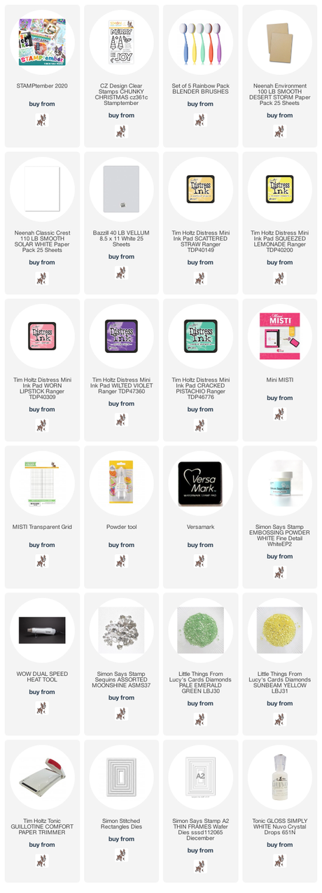 Easy Christmas Card Ideas / STAMPtember 2020 Easy Christmas Card Ideas / STAMPtember 2020