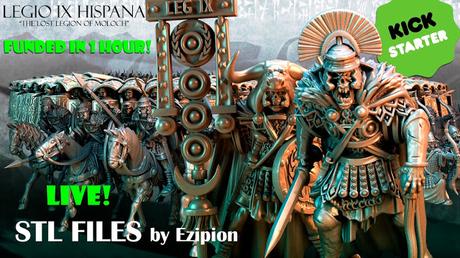 Legio IX Hispana: The Lost Legion of Moloch, en Kickstarter