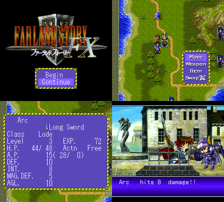 Farland Story FX de PC-FX traducido al inglés