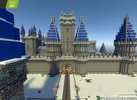 Minecrafteate en RTX Nº1: Castillo de Noriland en Minecraft RTX.