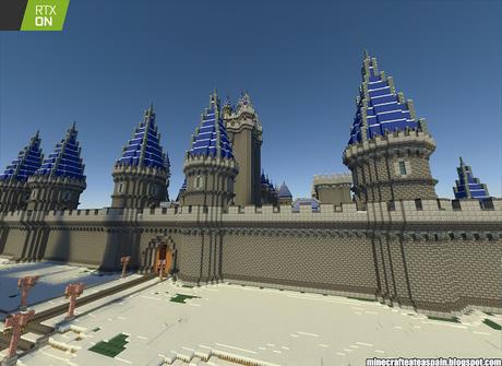 Minecrafteate en RTX Nº1: Castillo de Noriland en Minecraft RTX.