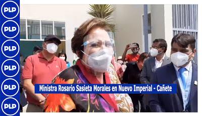 MINISTRA DE LA MUJER EN CAÑETE…