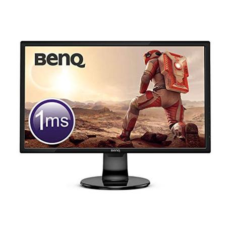 BenQ GL2460BH – Monitor Gaming de 24” Full HD (1920x1080, LED, 16:9, HDMI, DVI, VGA, 1ms, 75Hz, altavoces, Eye-care, Sensor Brillo Inteligente, Flicker-free, Low Blue Light) color negro