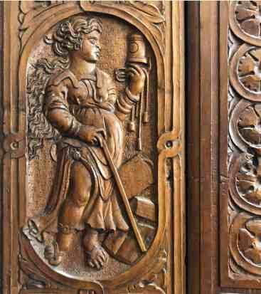 Matemáticas en la puerta de la Cancillería de Sion