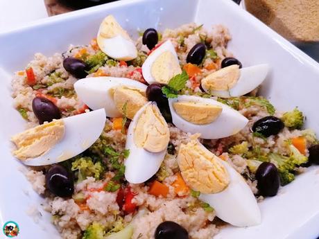 Cuscús integral con verduras