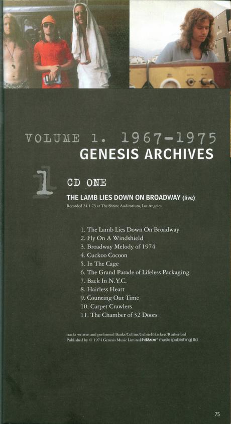 Genesis - Archive 1967-75 (1998)