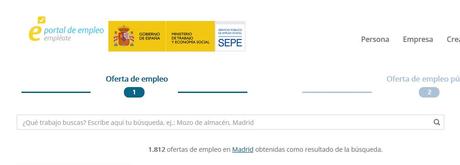 Más de 1800 Ofertas de Empleo en Madrid