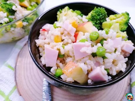 Ensalada de arroz con brócoli Ensalada de arroz con brócoli
