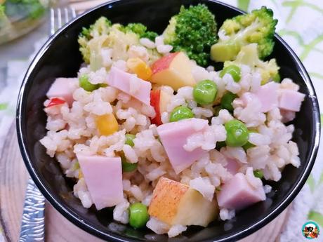 Ensalada de arroz con brócoli Ensalada de arroz con brócoli