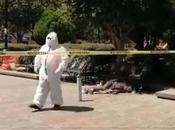 Persona problemas respiratorios Plaza Armas activa alerta sanitaria