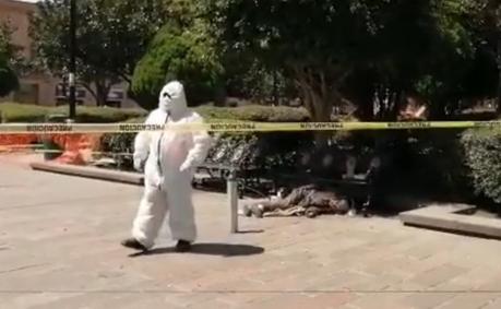 Persona con problemas respiratorios en Plaza de Armas activa alerta sanitaria