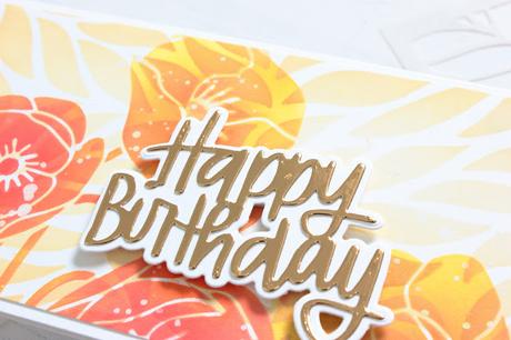 My Favorite Stencil Techniques + Slimline Birthday Cards