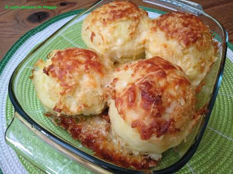 BOMBAS DE PATATA RELLENAS DE CARNE