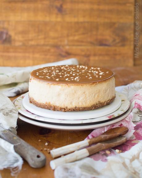 Cheesecake de dulce de leche