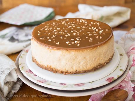 Cheesecake de dulce de leche