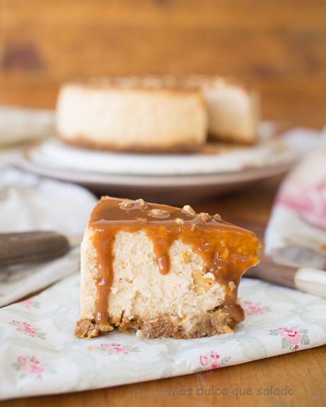 Cheesecake de dulce de leche