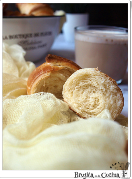 Croissant brioche con  mascarpone