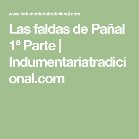 Falda De Panal Valenciana
