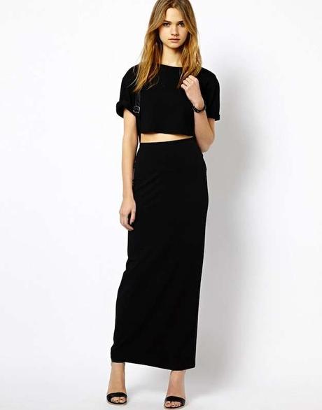 Como Combinar Maxi Falda Negra