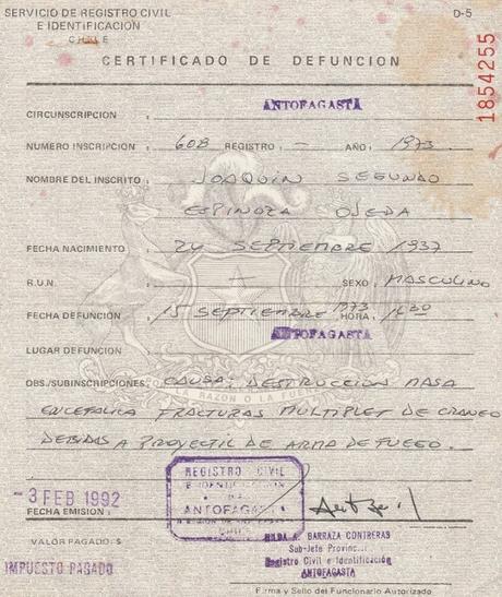 Marìa Espinoza:Mi papá asesinado era marinero de bahía. Marìa Espinoza:Mi papá asesinado era marinero de bahía.