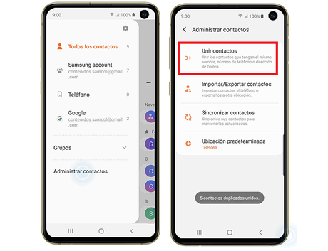 Haz desaparecer todos los contactos repetidos de tu móvil Samsung Haz desaparecer todos los contactos repetidos de tu móvil Samsung