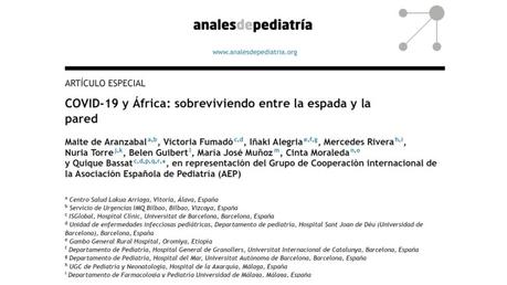 COVID-19 y África: sobreviviendo entre la espada y la pared