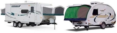 Tipos de vehículos para hacer camping.