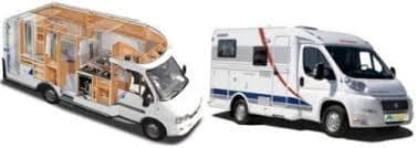 Tipos de vehículos para hacer camping.