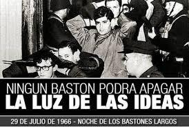 Quinto A y B. Revolución Argentina. La Noche de los BAastones Largos