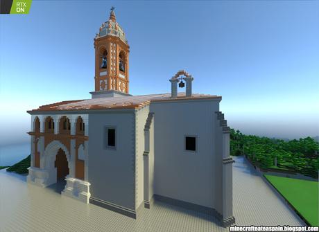 Minecrafteate en RTX, Nº3: Réplica de la Iglesia de San Juan Bautista, Villarroya, La Rioja, España.