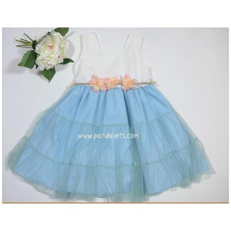 Falda Tul Azul Turquesa