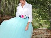 Falda Azul Turquesa