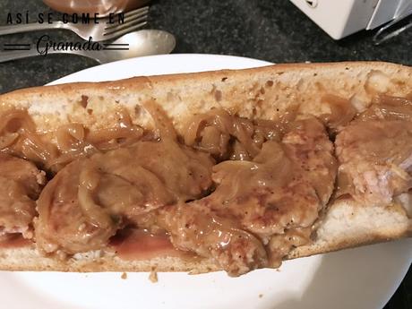 Bocata Salisbury ibérico Bocata Salisbury ibérico