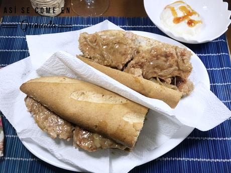 Bocata Salisbury ibérico Bocata Salisbury ibérico