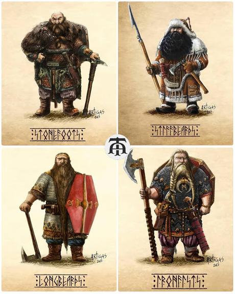 Los siete linajes enanos, por Sergio Artigas