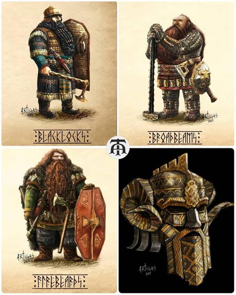 Los siete linajes enanos, por Sergio Artigas