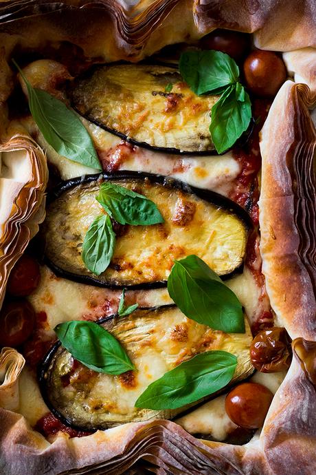 PASTEL DE BERENJENAS A LA PARMIGIANA PASTEL DE BERENJENAS A LA PARMIGIANA